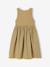 Robe fille sans manches kaki+vieux rose 2 - vertbaudet enfant 