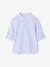Chemise rayée col Mao garçon rayé bleu+rayé vert 4 - vertbaudet enfant 