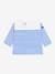 T-shirt marinière bébé manches longues blanc 1 - vertbaudet enfant 