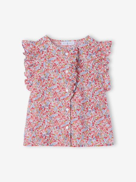 Blouse fille manches volantées bea 3 - vertbaudet enfant 