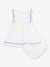 Robe bébé fille coton et bloomer blanc 1 - vertbaudet enfant 