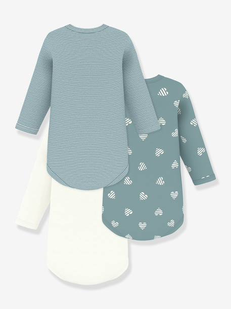 Lot de 3 bodies manches longues bébé blanc 2 - vertbaudet enfant 