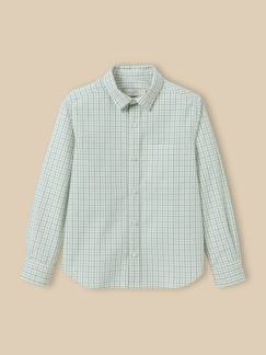 Chemise à carreaux tattersall garçon  - vertbaudet enfant