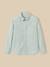 Chemise à carreaux tattersall garçon Carreaux bleu/vert 1 - vertbaudet enfant 