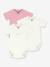 Lot de 3 bodies croisés bébé blanc 1 - vertbaudet enfant 