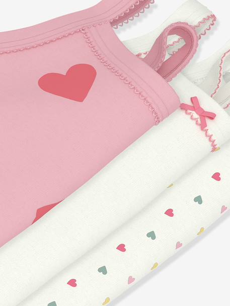 Lot de 3 bodies bretelles coton bébé blanc 3 - vertbaudet enfant 