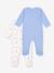 Lot 2 pyjamas bébé en coton blanc 2 - vertbaudet enfant 