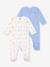 Lot 2 pyjamas bébé en coton blanc 1 - vertbaudet enfant 