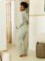 Pyjama 2 pièces future maman personnalisable vert sauge 2 - vertbaudet enfant 
