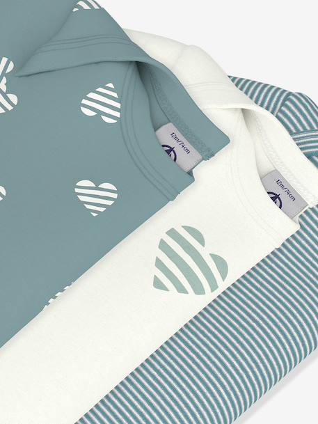 Lot de 3 bodies manches courtes bébé blanc 3 - vertbaudet enfant 