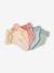 Lot de 5 paires de mi-chaussettes dentelle bébé argile+blush+écru 4 - vertbaudet enfant 