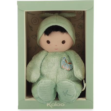 Poupée peluche souple bébé Jaune, marron, bleu+Vert d'eau, écru, bleu 11 - vertbaudet enfant 