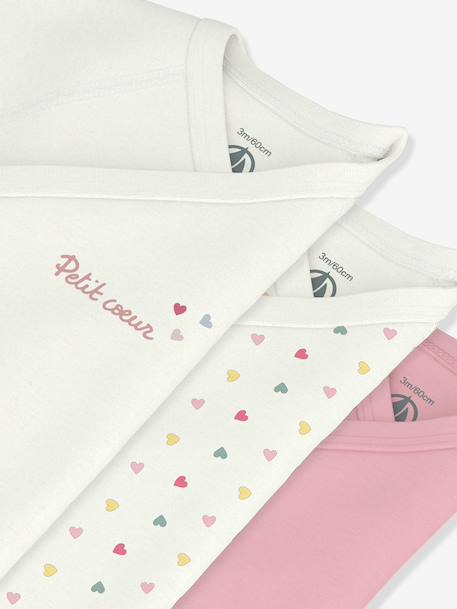 Lot de 3 bodies croisés bébé blanc 3 - vertbaudet enfant 