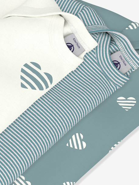 Lot de 3 bodies manches longues bébé blanc 3 - vertbaudet enfant 