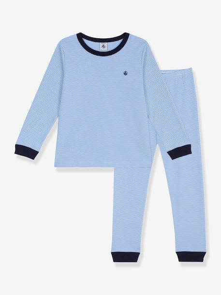 Ensemble de pyjama rayé Petit Bateau bleu 1 - vertbaudet enfant 