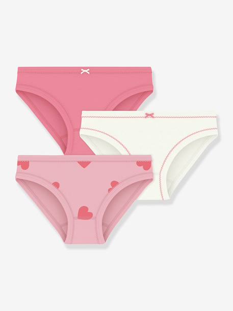 Lot de 3 culottes enfant coton Petit Bateau blanc 1 - vertbaudet enfant 