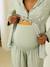 Pyjama 2 pièces future maman personnalisable vert sauge 4 - vertbaudet enfant 