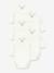Lot de 5 bodies croisés Petit Bateau blanc 1 - vertbaudet enfant 