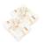 Lot de 12 lingettes lavables coton bio Ananas+Baleines+Fleurs beiges+Fleurs roses+Géométrique+Vichy vert 1 - vertbaudet enfant 