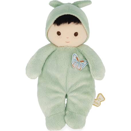 Poupée peluche souple bébé Jaune, marron, bleu+Vert d'eau, écru, bleu 9 - vertbaudet enfant 