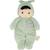 Poupée peluche souple bébé Jaune, marron, bleu+Vert d'eau, écru, bleu 9 - vertbaudet enfant 