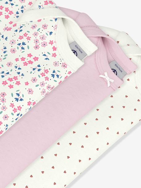 Lot 3 bodies manches courtes bébé blanc 3 - vertbaudet enfant 