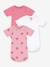 Lot de 3 bodies manches courtes bébé blanc 1 - vertbaudet enfant 