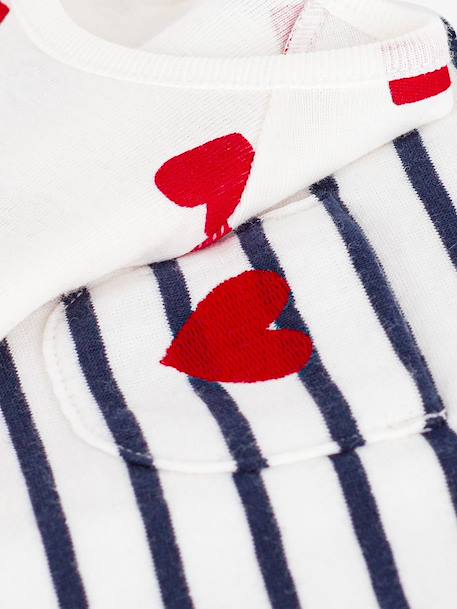 Ensemble body salopette Petit Bateau écru 4 - vertbaudet enfant 