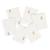 Lot de 12 lingettes lavables coton bio Ananas+Baleines+Fleurs beiges+Fleurs roses+Géométrique+Vichy vert 2 - vertbaudet enfant 