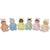 Poupée peluche souple bébé Jaune, marron, bleu+Vert d'eau, écru, bleu 10 - vertbaudet enfant 