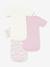 Lot 3 bodies manches courtes bébé blanc 2 - vertbaudet enfant 