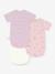 Lot 3 bodies croisés bébé coton Petit Bateau blanc 2 - vertbaudet enfant 