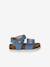 Sandales bébé textile à scratchs bleu jean 2 - vertbaudet enfant 
