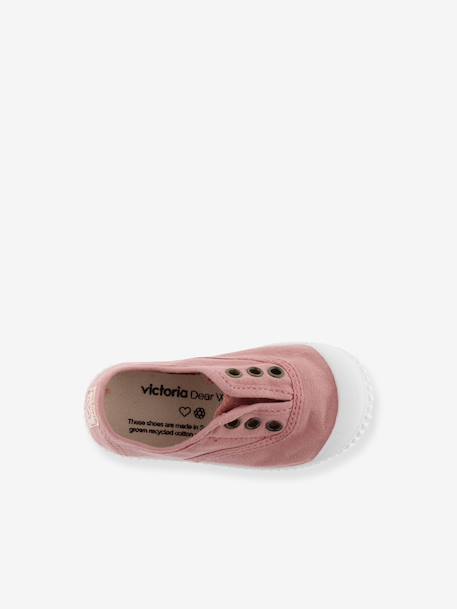 Baskets enfant Inglesa 106627 VICTORIA beige+rose pêche+vert d'eau 8 - vertbaudet enfant 