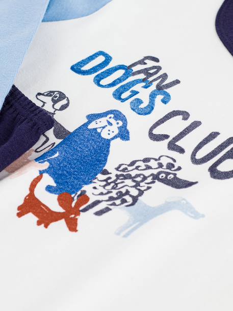 Pyjama enfant coton chien Petit Bateau bleu 2 - vertbaudet enfant 