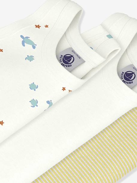 Lot de 3 bodies sans manches bébé blanc 3 - vertbaudet enfant 