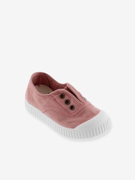 Baskets enfant Inglesa 106627 VICTORIA beige+rose pêche+vert d'eau 5 - vertbaudet enfant 