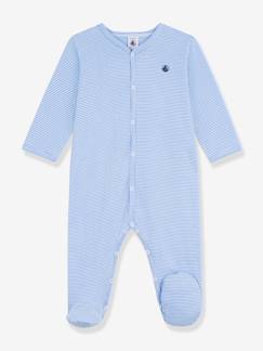 Bébé-Pyjama, surpyjama-Pyjama bébé coton rayé Petit Bateau