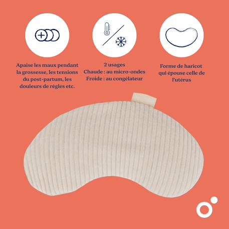 Bouillotte snoogy mom Beige+Pêches 3 - vertbaudet enfant 