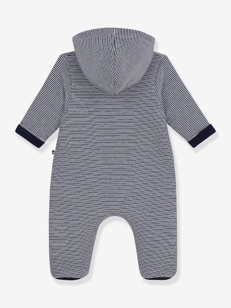 Combinaison bébé à capuche Peti Bateau marine 3 - vertbaudet enfant 