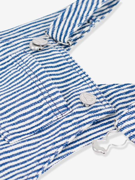 Salopette courte bébé en serge marine 4 - vertbaudet enfant 