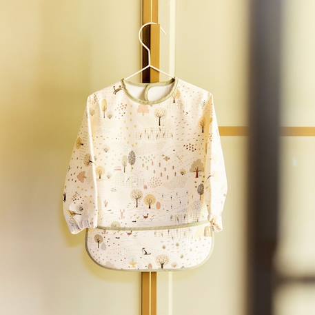 Bavoir à Manches Imperméable Bébé – Dès 6 Mois Ecru, vert, jaune 5 - vertbaudet enfant 