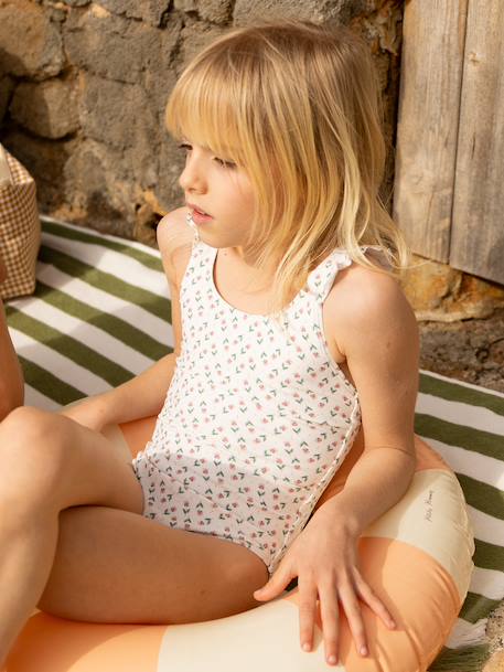 Maillot de bain fille 1 pièce - imprimé puglia Imprimé  puglia 3 - vertbaudet enfant 