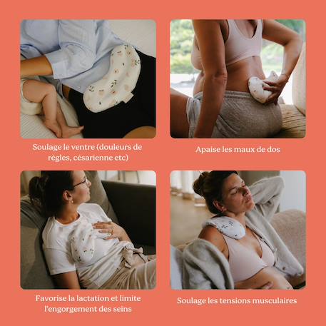Bouillotte snoogy mom Beige+Pêches 11 - vertbaudet enfant 