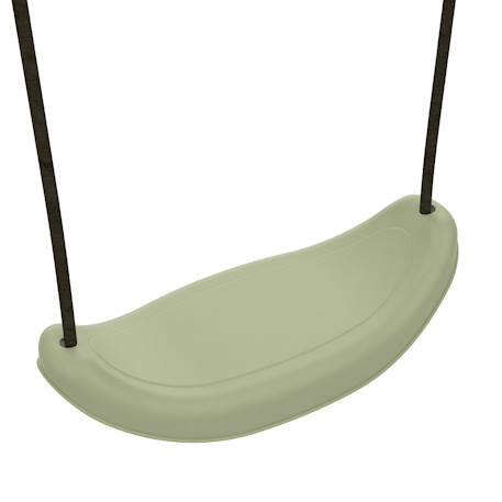 Portique 2 balançoires et vis-à-vis barbouzet bois h224cm Marron - gris anthracite - vert kaki - moutarde 6 - vertbaudet enfant 