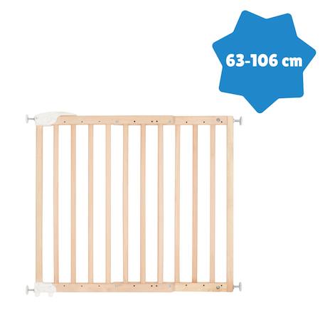 Barrière de sécurité enfant extensible deco pop Blanc+Marron+Noir 9 - vertbaudet enfant 