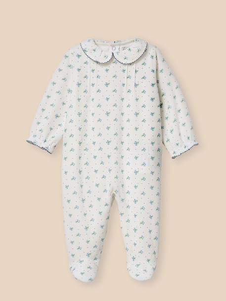 Bébé-Dors-bien en velours imprimé bébé