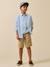 Chemise en micro vichy garçon. Bleu 5 - vertbaudet enfant 