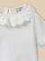 T-shirt col raffiné - coton biologique bébé Blanc doux 3 - vertbaudet enfant 