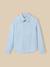 Chemise en micro vichy garçon. Bleu 1 - vertbaudet enfant 